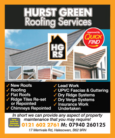 Roofers in Lichfield and Tamworth