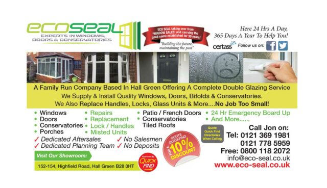 Double Glazing in Hall Green