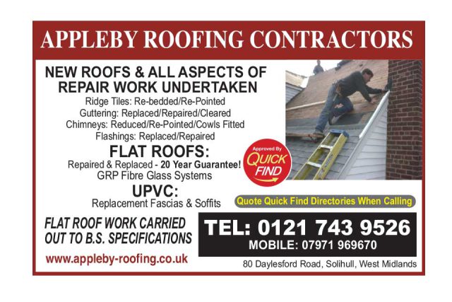 Roofers in Solihull